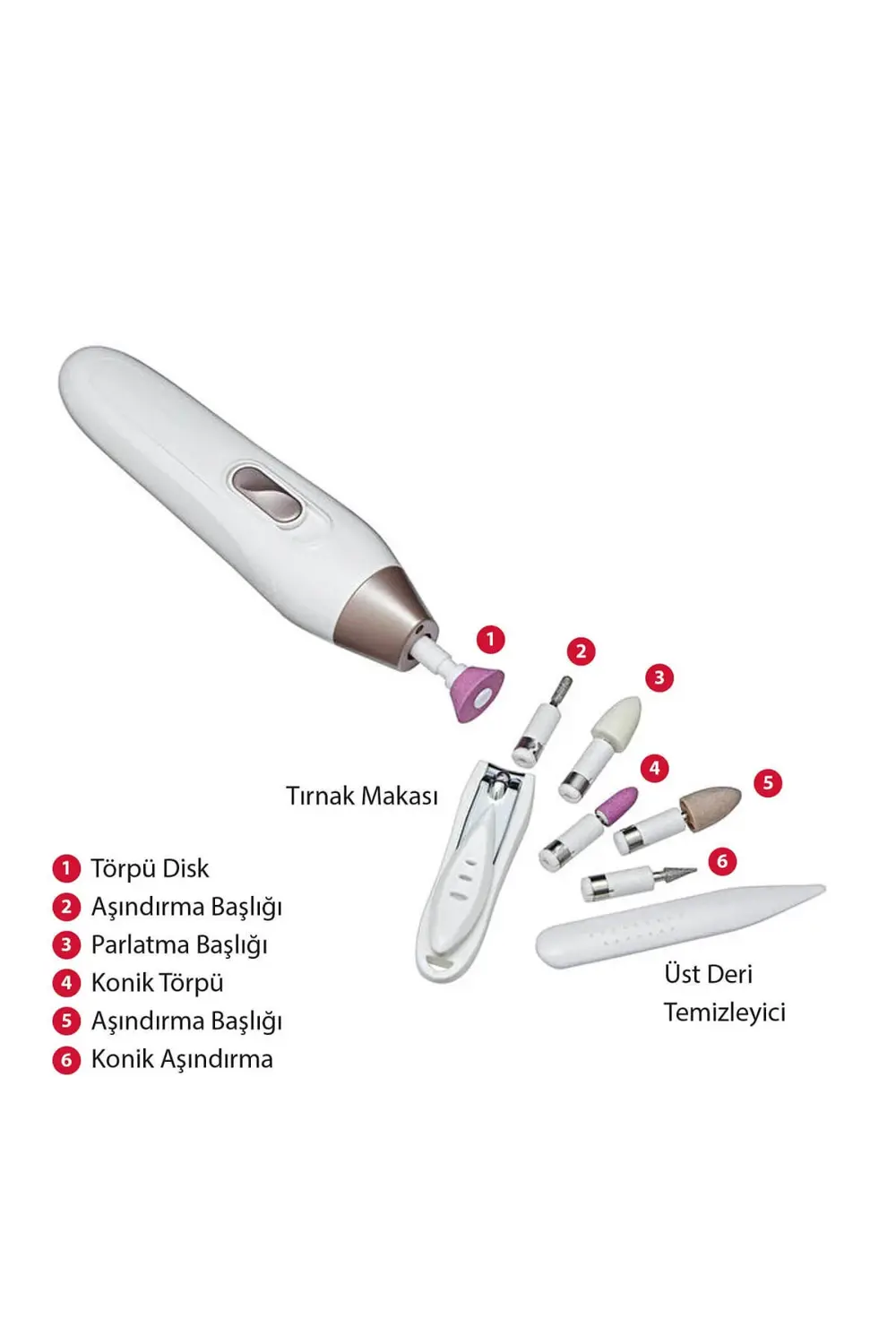 Ideenwelt Best Basics Manikür Ve Pedikür Seti Rose Gold 1 Adet