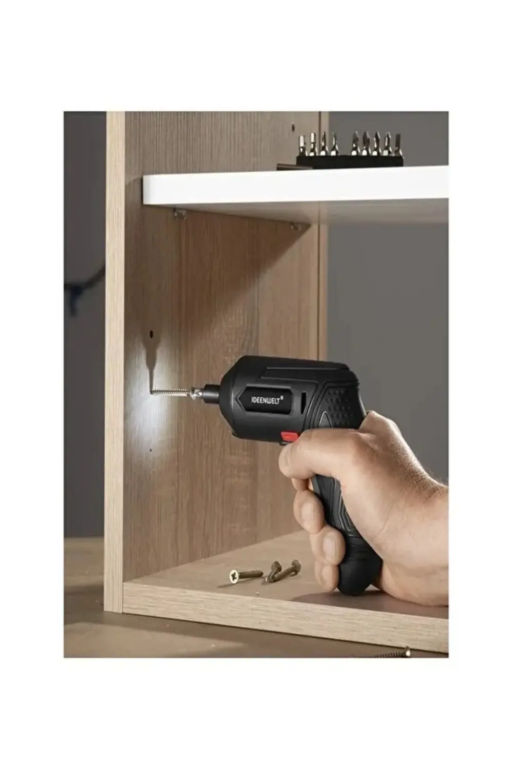 İdeen Welt İdeenwelt Şarjlı Tornavida Seti Çantalı