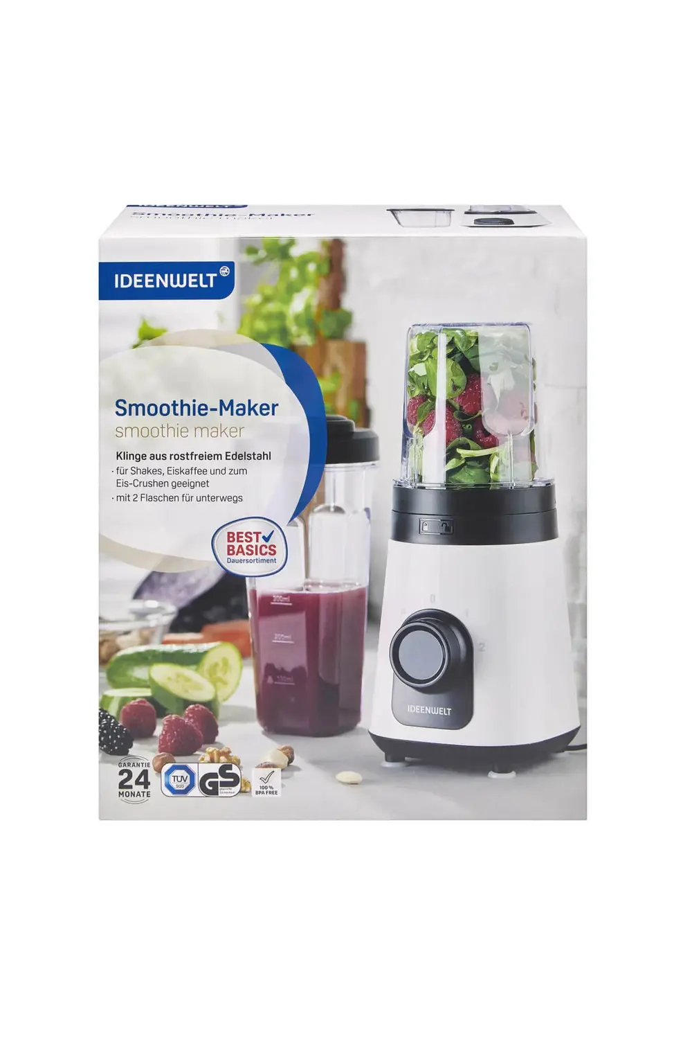 Ideenwelt Smoothie Maker BL-1403-GS BSC