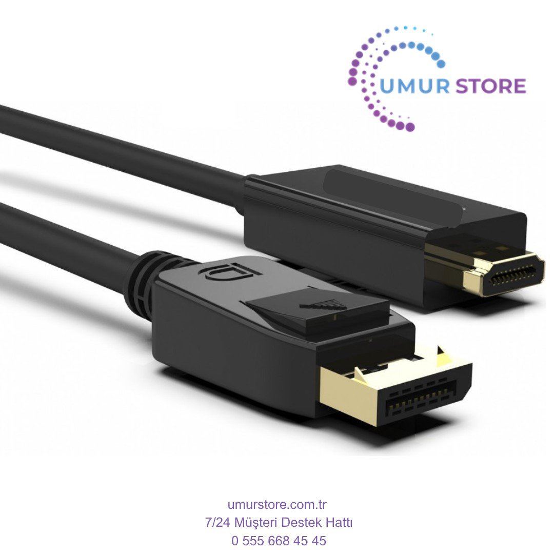 Herz İdph-18T Displayport To Hdmi Kablo 1.8Mt