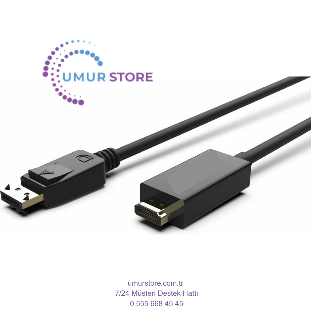Herz İdph-18T Displayport To Hdmi Kablo 1.8Mt