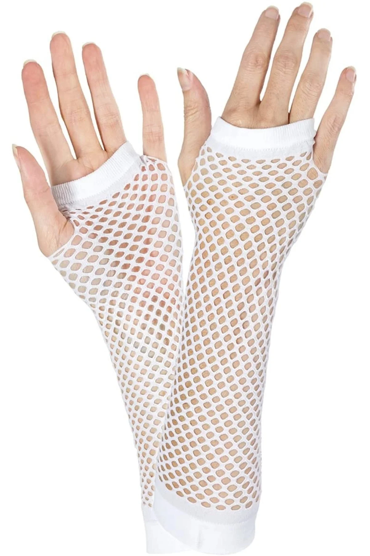 ieg™ Uzun File Örgü Eldiven Beyaz Renk