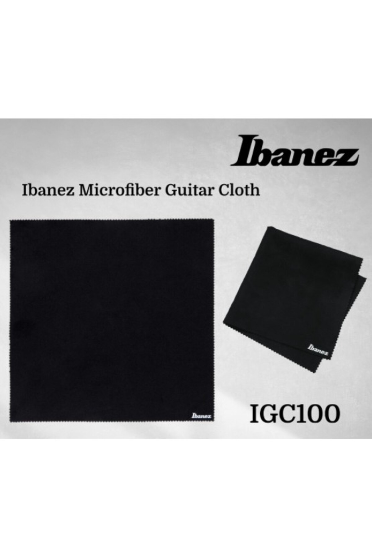IGC100 Mikro Fiber Gitar Temizleme Bezi, Siyah