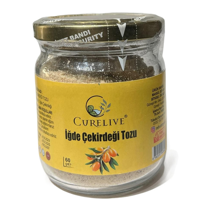 Curelive İğde Çekirdeği Tozu 60 Gr