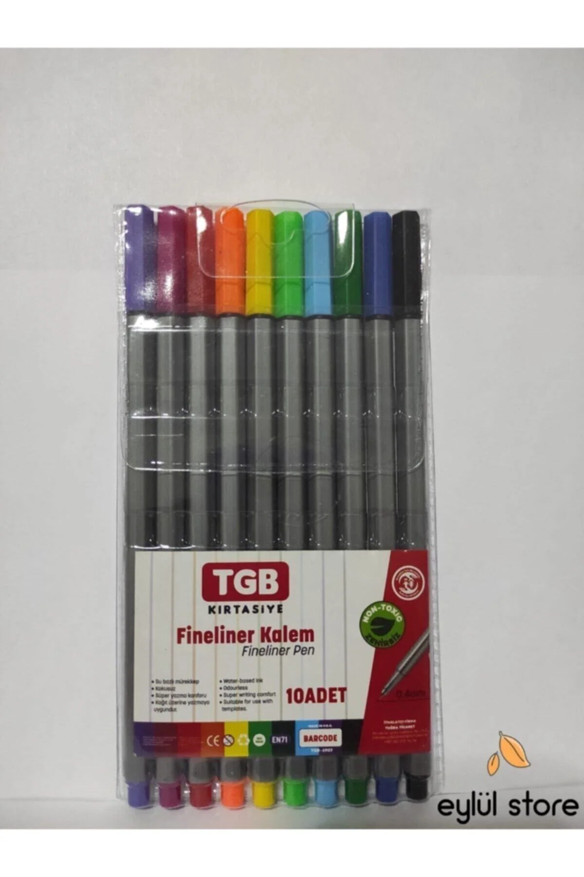 Iğne Ince Uçlu 10'lu Keçeli Kalem Fineliner Kalem