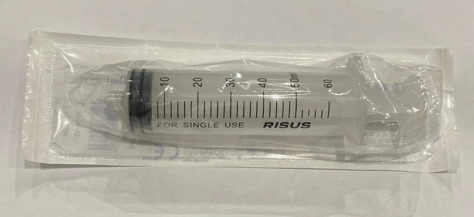 İğnesiz Şırınga Luer Lock 50 mL - Steril Tek Kullanımlık Tıbbi Şırınga