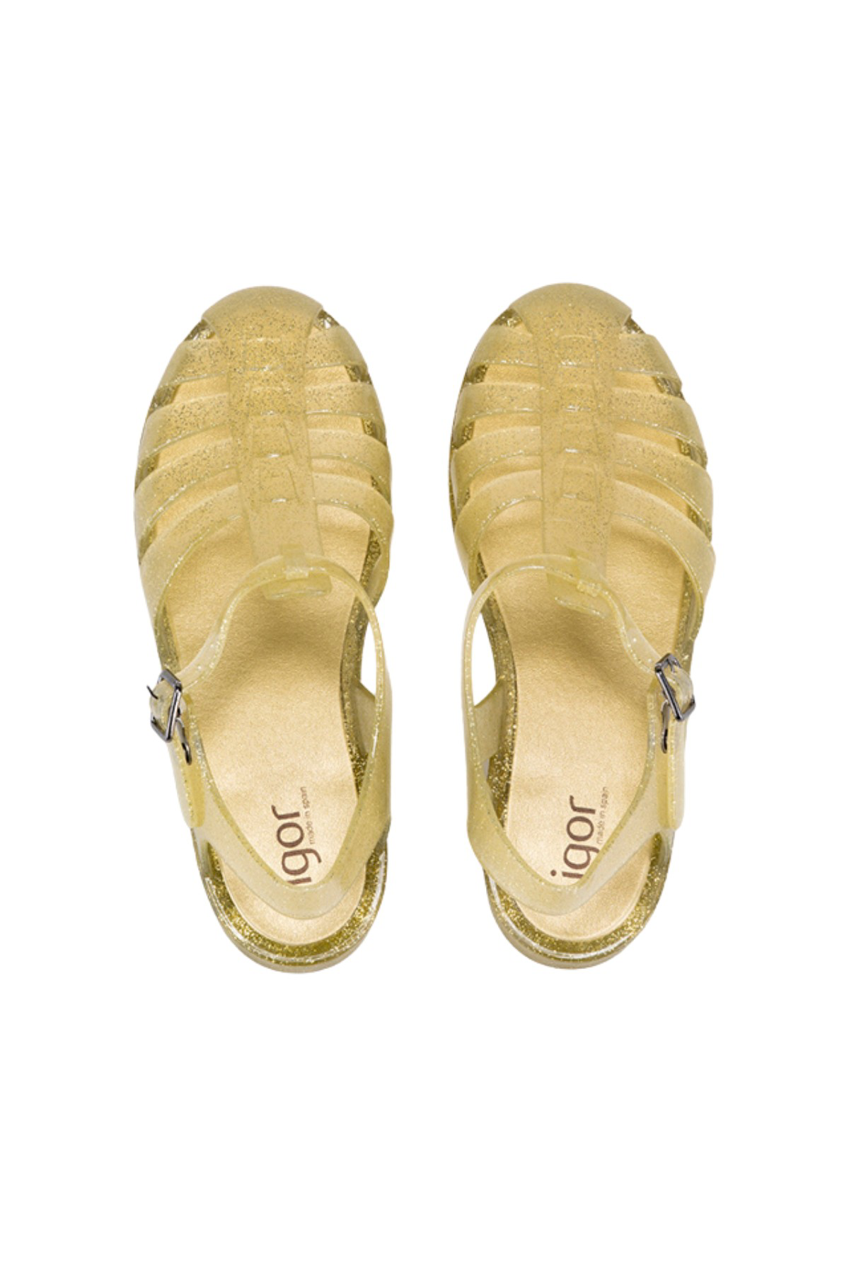 İgor  Biarritz Glitter Kadin Altin Simli Sandalet S10262-140