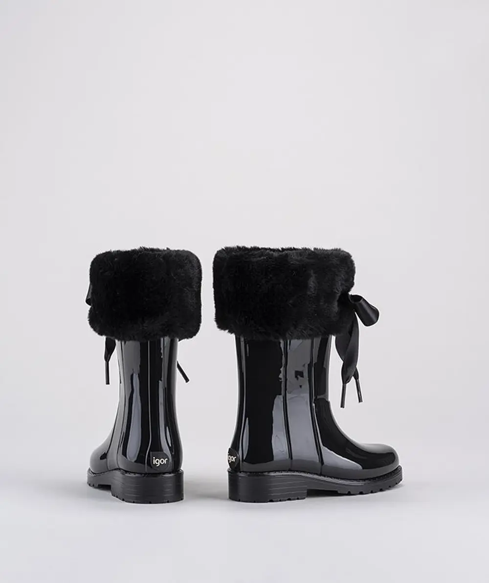 IGOR Campera Charol Soft Siyah Yağmur Çizmesi W10239-002 IGOR Campera Charol Soft Siyah Yağmur Çizmesi W10239-002