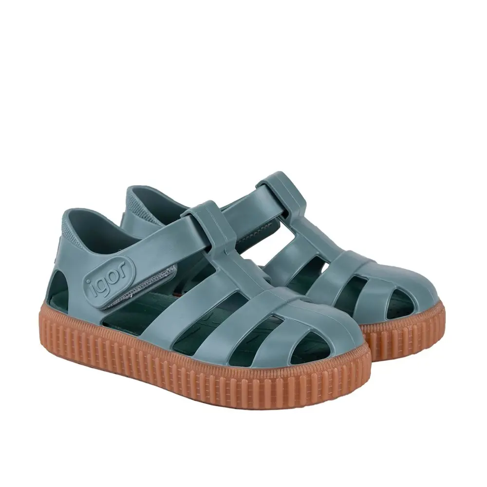 IGOR Nico Caramelo Salvia Unisex Çocuk Sandalet S10291-231