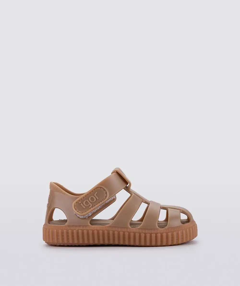 IGOR Nico Caramelo Taupe Unisex Çocuk Sandalet S10291-183 IGOR Nico Caramelo Taupe Unisex Çocuk Sandalet S10291-183