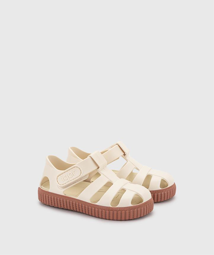 İgor Nico Marfil Terracota Çocuk Sandalet S10323-381 İgor Nico Marfil Terracota Çocuk Sandalet S10323-381