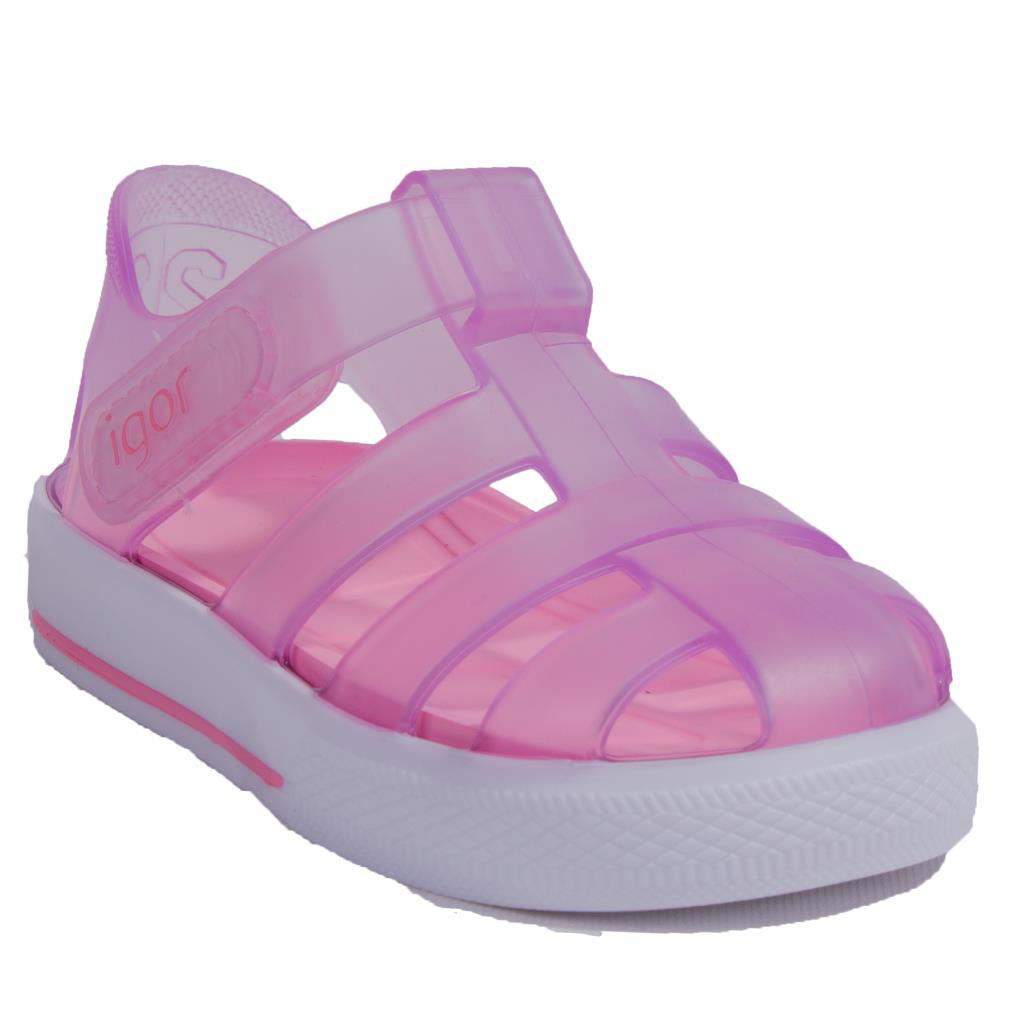 İgor  S10171 Star Pembe Ortopedik Günlük Kiz Çocuk Sandalet