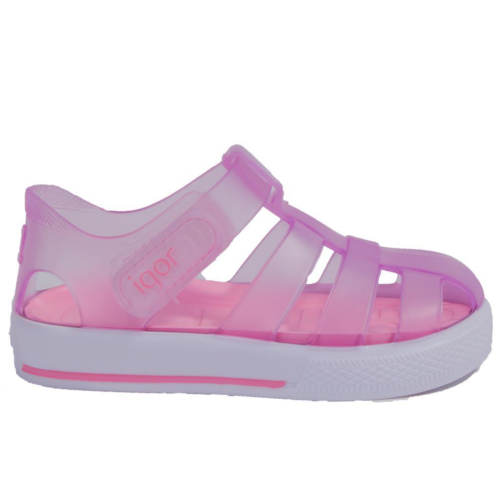 İgor  S10171 Star Pembe Ortopedik Günlük Kiz Çocuk Sandalet