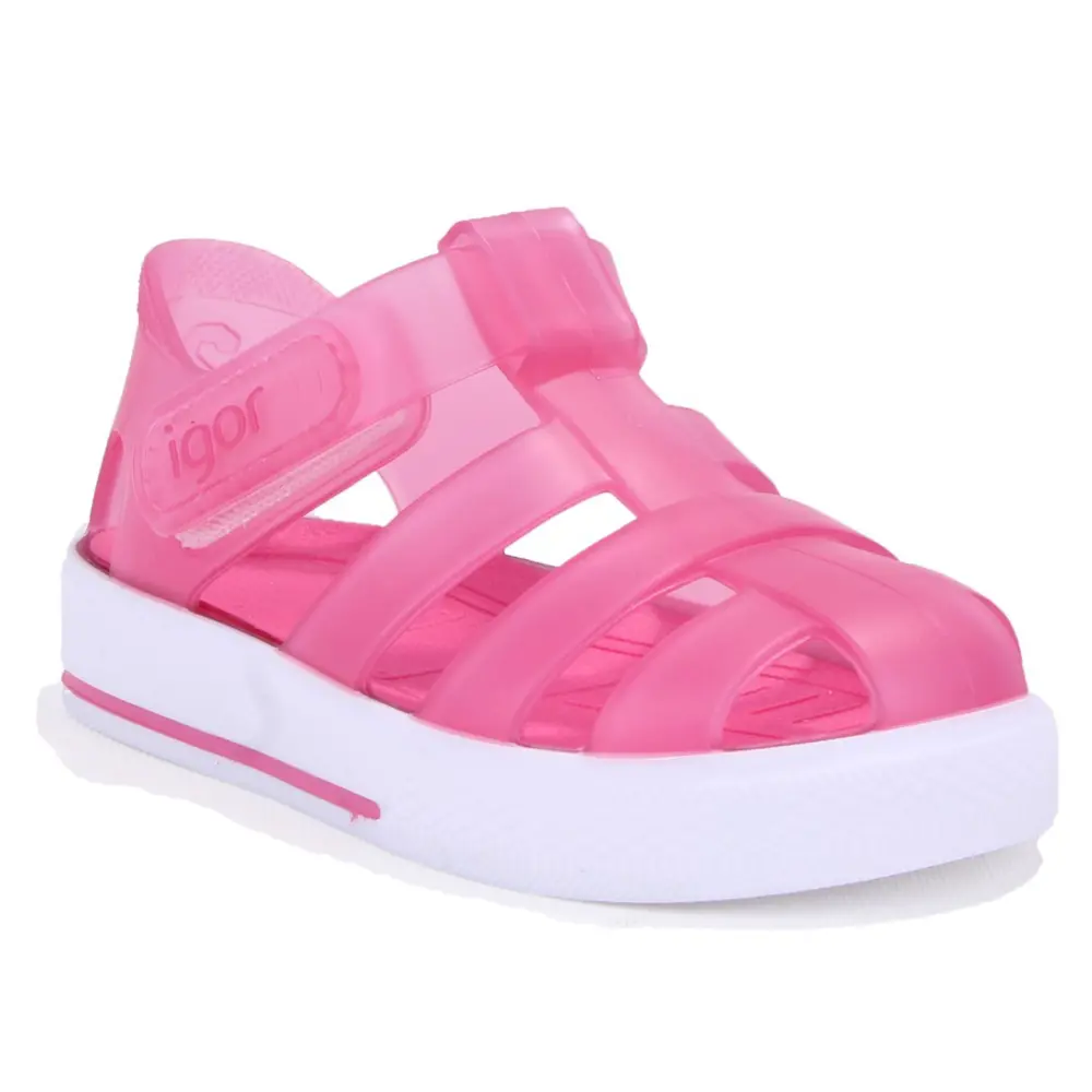 Igor S10171 Star Fuşya Ortopedik Günlük Kız Çocuk Sandalet