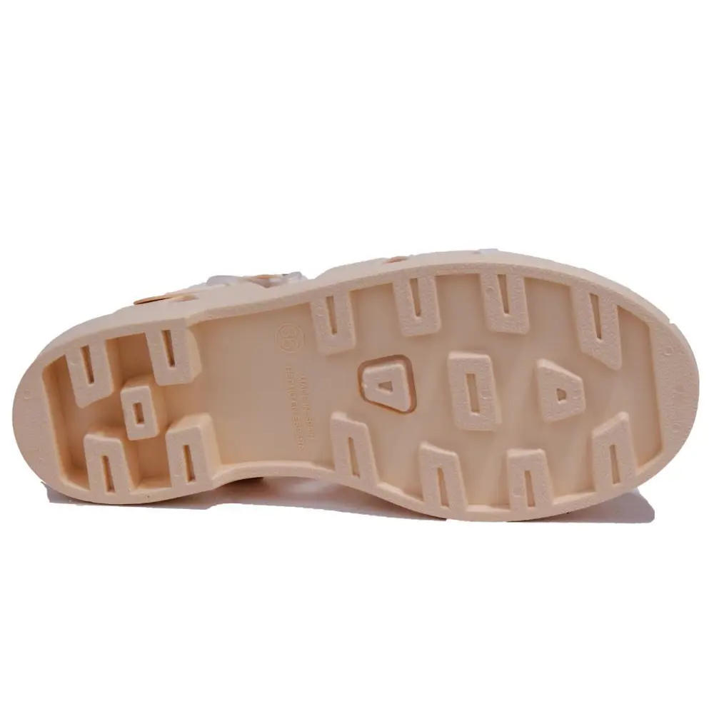 Igor S10259 Bıarrıtz Mate Bej Ortopedik Günlük Kadın Sandalet