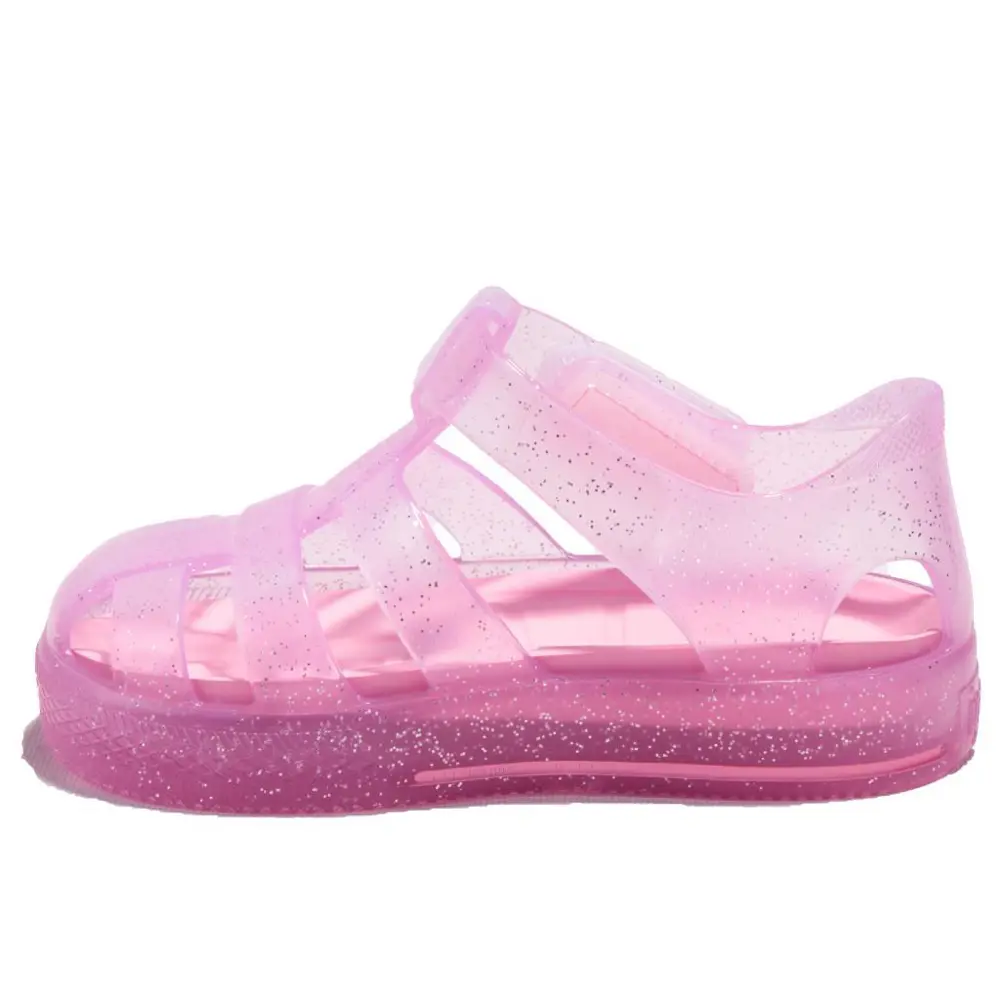 Igor S10265 Star Glitter Pembe Ortopedik Günlük Kız Çocuk Sandale