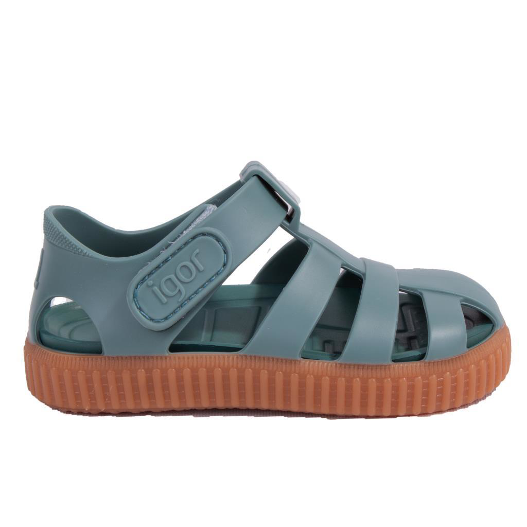 İgor  S10291 Nico Caramelo Yeşil Ortopedik Günlük Erkek Çocuk Sand
