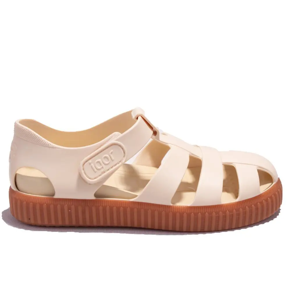 Igor S10291 Nıco Caramelo Bej  Ortopedik Günlük Erkek Çocuk Sanda