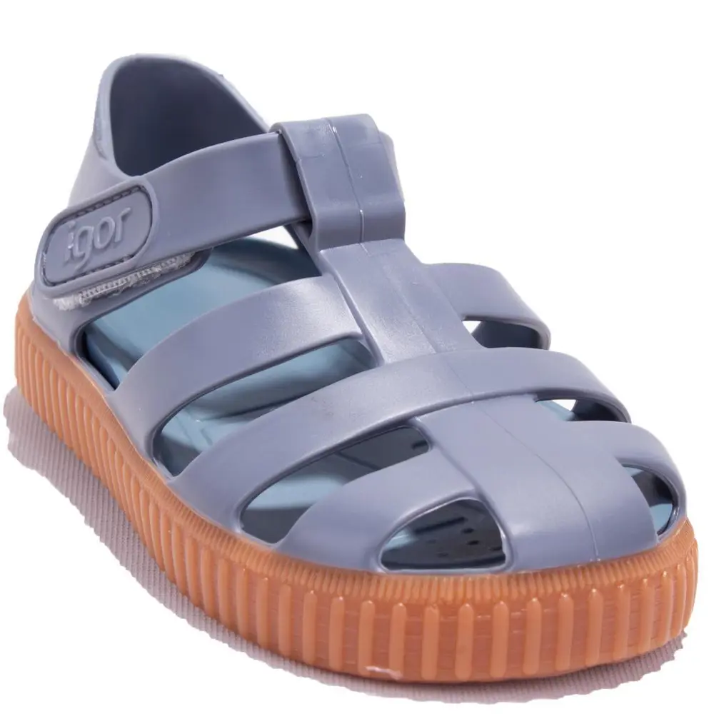 Igor S10291 Nıco Caramelo Mavi Ortopedik Günlük Erkek Çocuk Sanda