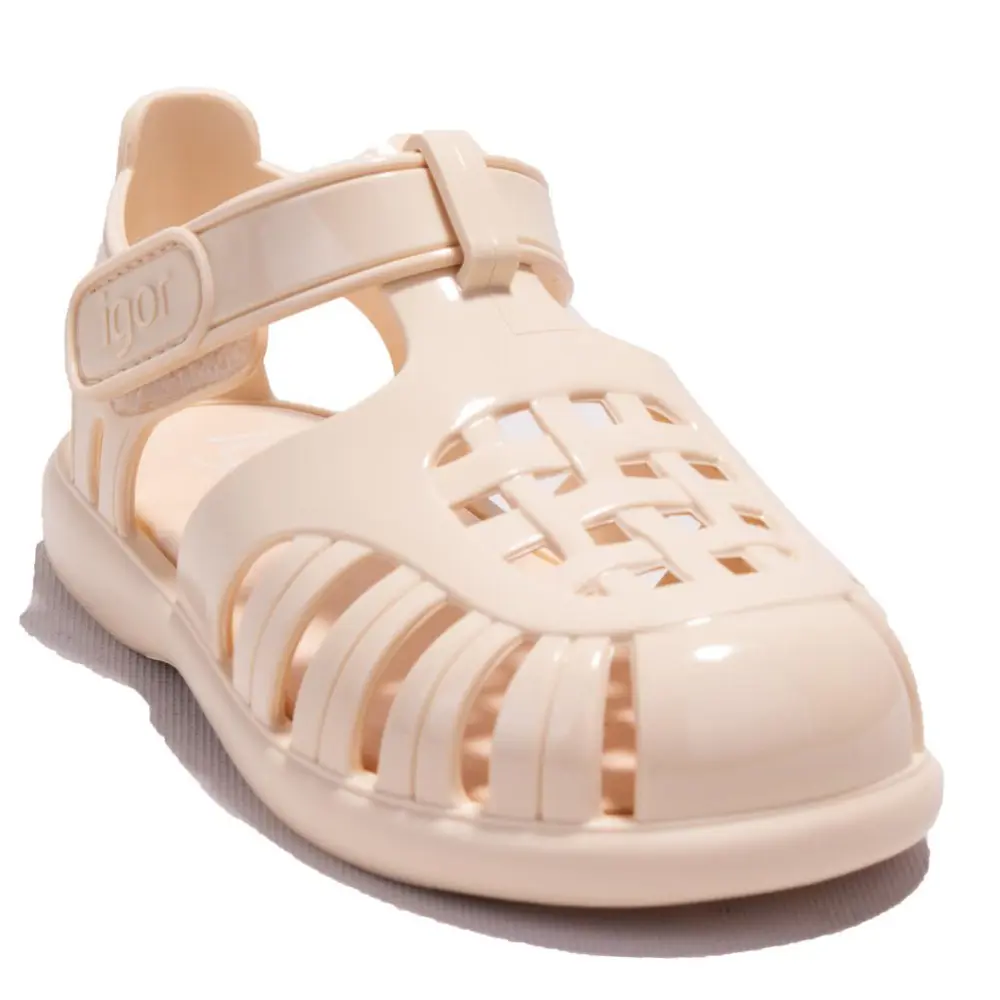 Igor S10311 Tobby Gloss Bej Ortopedik Günlük Erkek Çocuk Sandalet