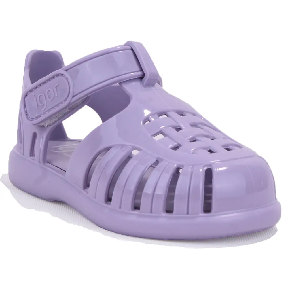 Igor S10311 Tobby Gloss Leylak Ortopedik Günlük Kız Çocuk Sandale