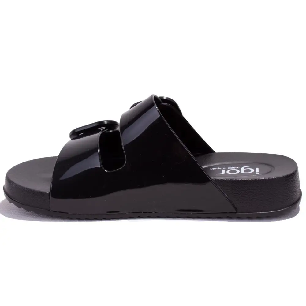 Igor S10334 Habana Brillo Siyah Rugan Ortopedik Günlük Kadın Terl