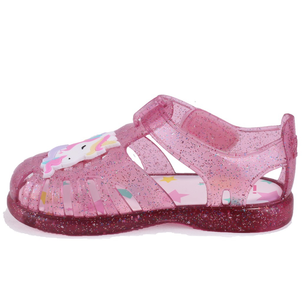 İgor  S10341 Tobby Unicornio Fuşya Şeffaf Ortopedik Günlük Kiz Çoc