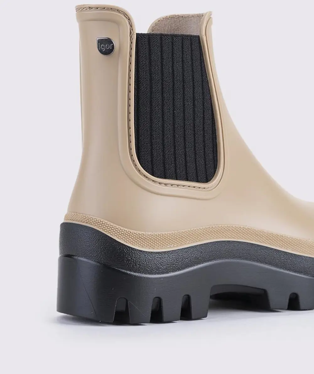 IGOR Soul Black Beige Kadın Bot Çizme W10280-004