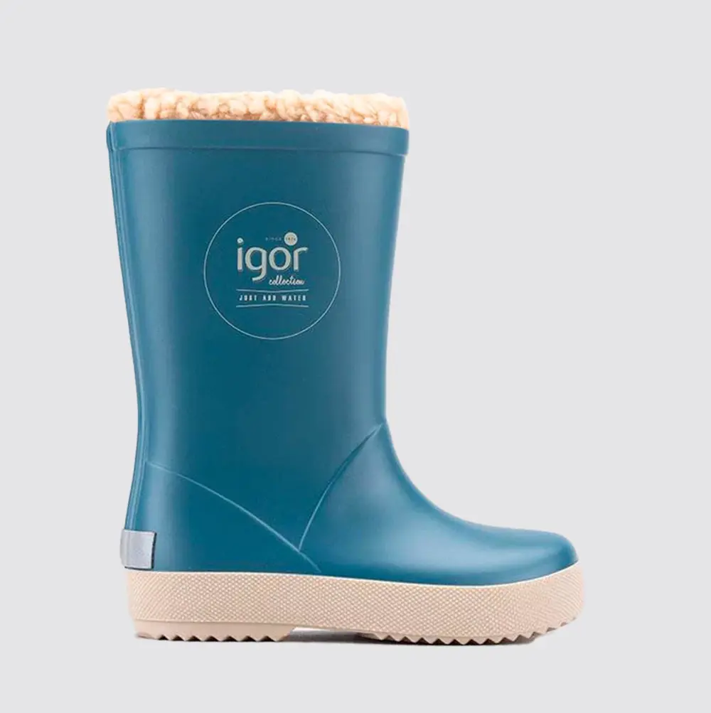 IGOR Splash DK Borreguito Petroleo - Beige Yağmur Çizmesi W10293-