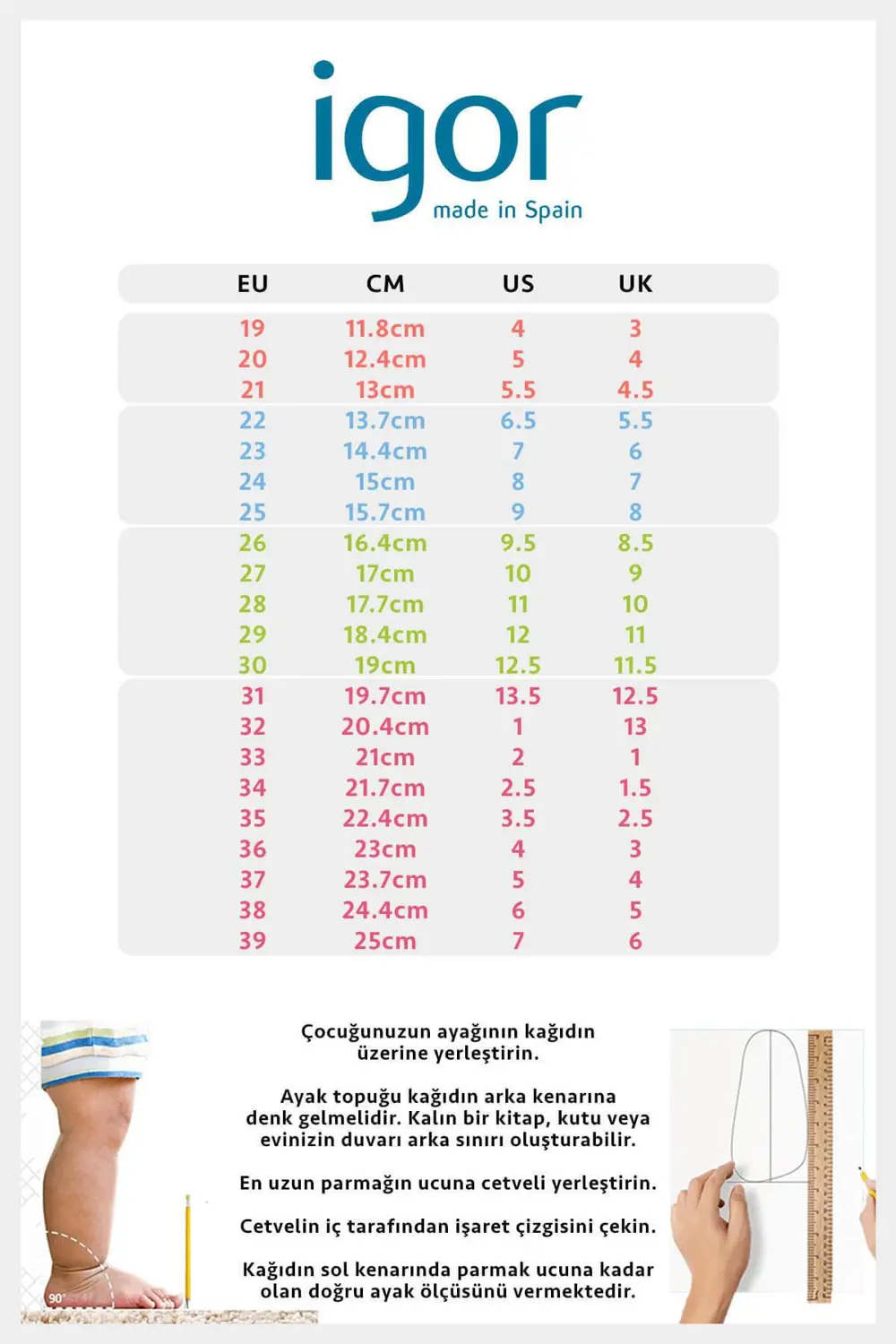 IGOR Star Beyaz Çocuk Sandalet S10171-038