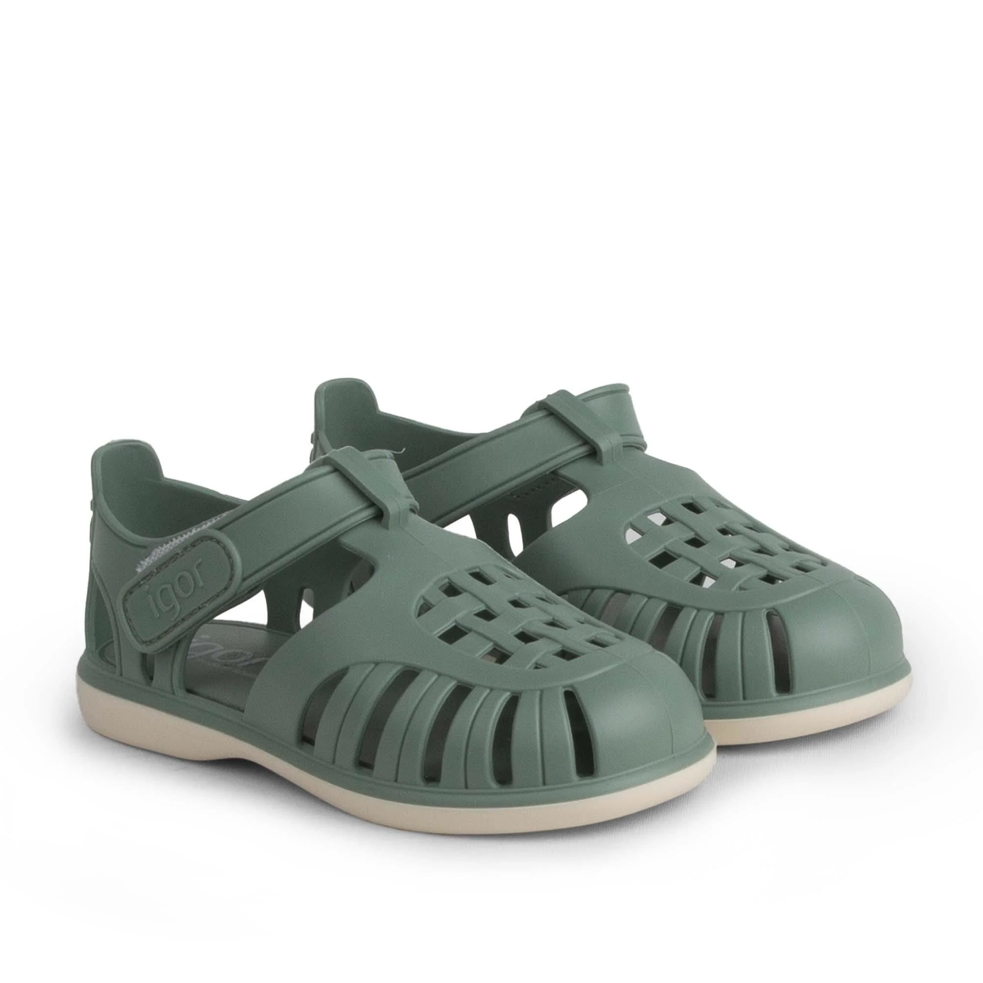 IGOR Tobby Solid Bicolor Nuevo Verde Unisex Çocuk Sandalet BB355- IGOR Tobby Solid Bicolor Nuevo Verde Unisex Çocuk Sandalet BB355-