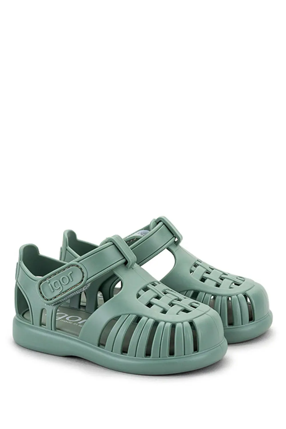 IGOR Tobby Solid Nuevo Verde Çocuk Sandalet S10271-384 IGOR Tobby Solid Nuevo Verde Çocuk Sandalet S10271-384