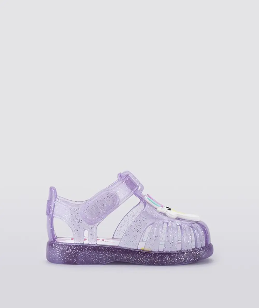 IGOR Tobby Unicorn Kız Çocuk Simli Lila Sandalet S10309-212