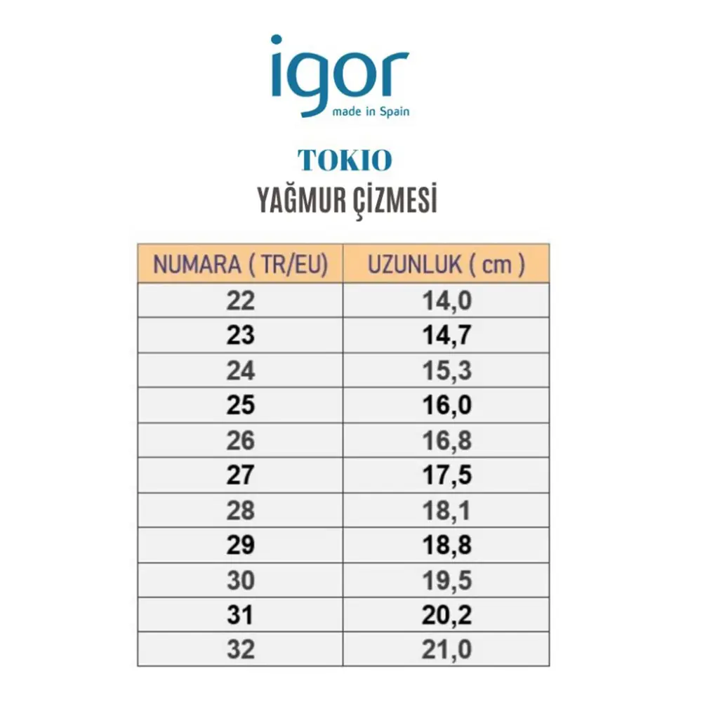 IGOR Tokio Borreguito Maquıllaje Pembe Yağmur Çizmesi W10290-197 IGOR Tokio Borreguito Maquıllaje Pembe Yağmur Çizmesi W10290-197