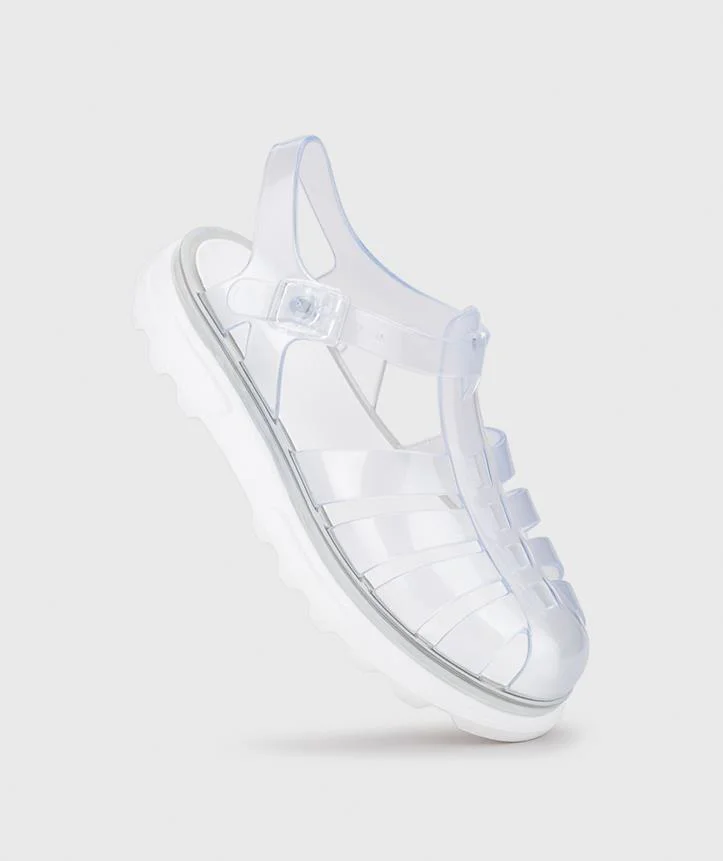 IGOR Vega Cristal Platform Transparente Kadın Sandalet S10361-187 IGOR Vega Cristal Platform Transparente Kadın Sandalet S10361-187