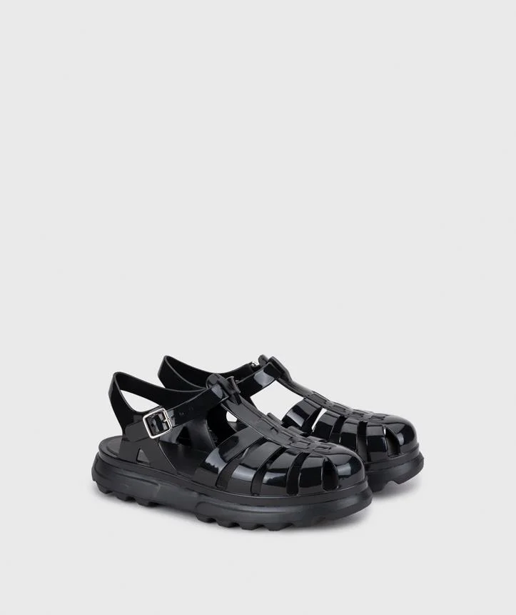 IGOR Vega Platform Kadın Siyah Sandalet S10360-002