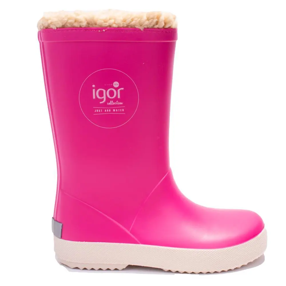 İgor W10207 Splash Nautico Borreguito Fuşya Ortopedik Kürklü Kız 