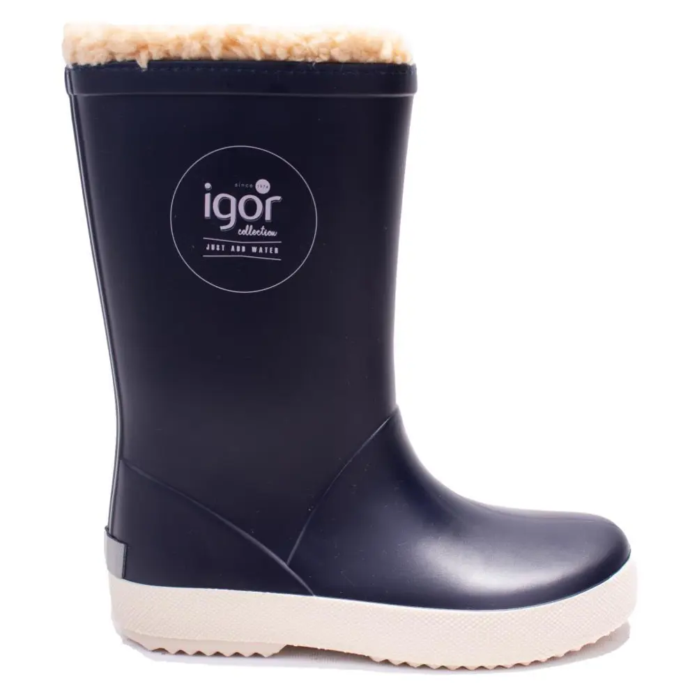 İgor W10207 Splash Nautico Borreguito Lacivert Ortopedik Kürklü E