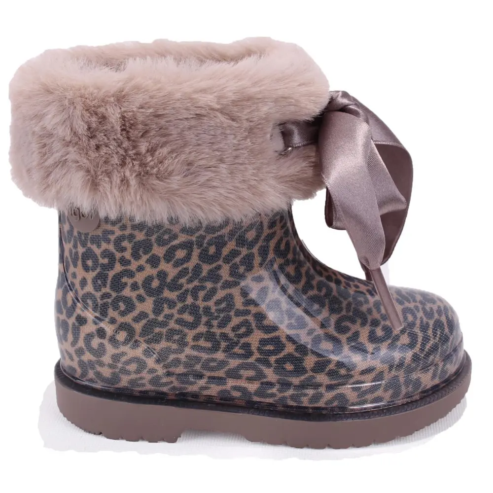 İgor W10338 Bimbi Leo Soft Taupe Ortopedik Kız Çocuk Yağmur Çizme