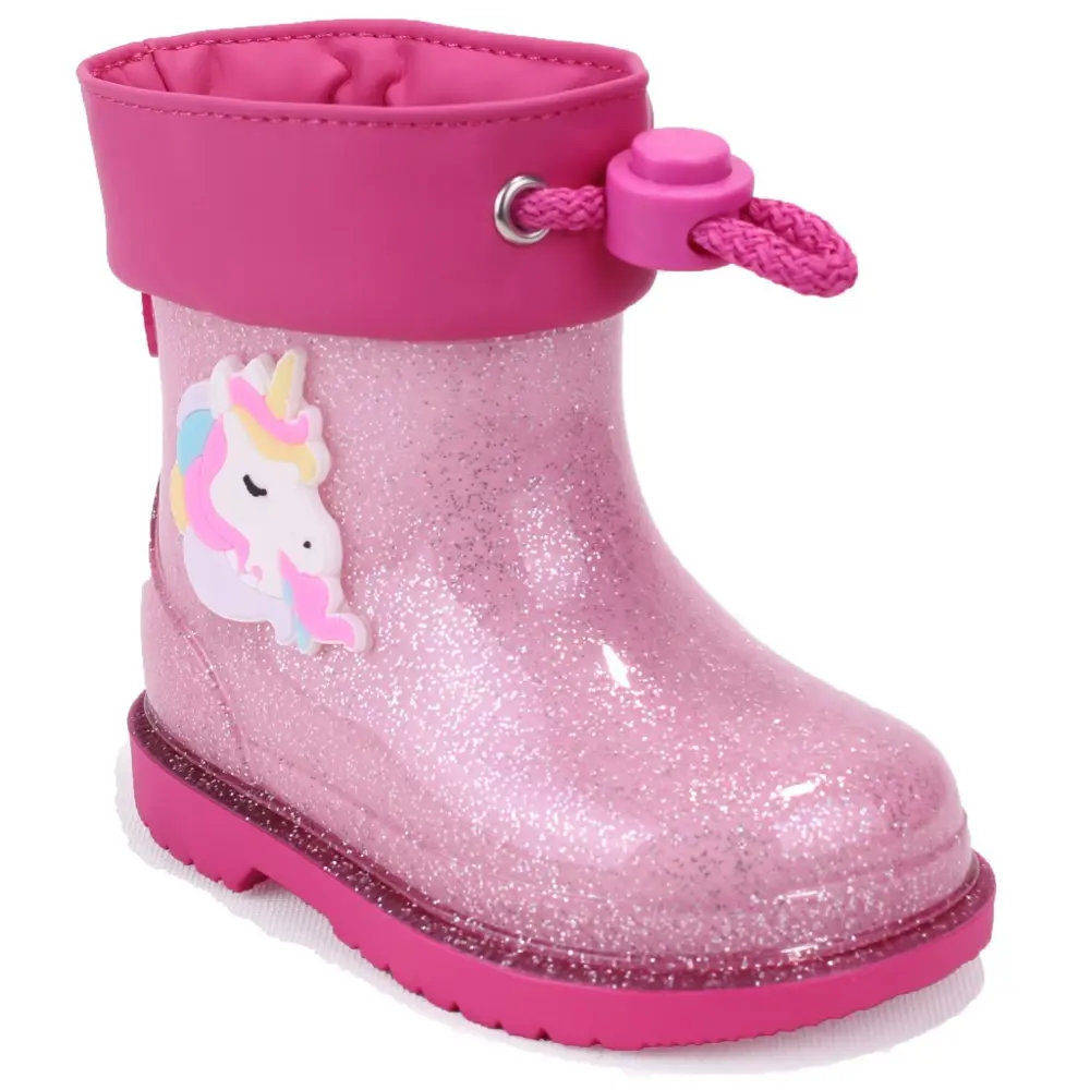 İgor W10339 Bimbi Unicornio Fuşya Ortopedik Kız Çocuk Yağmur Çizm