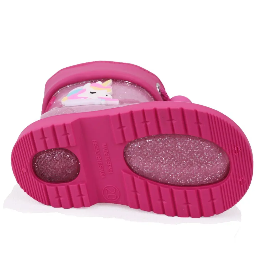 İgor W10339 Bimbi Unicornio Fuşya Ortopedik Kız Çocuk Yağmur Çizm