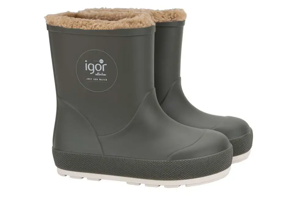 IGOR Yogi Noutica Borreguito Kaki Yağmur Çizmesi W10313-042 IGOR Yogi Noutica Borreguito Kaki Yağmur Çizmesi W10313-042