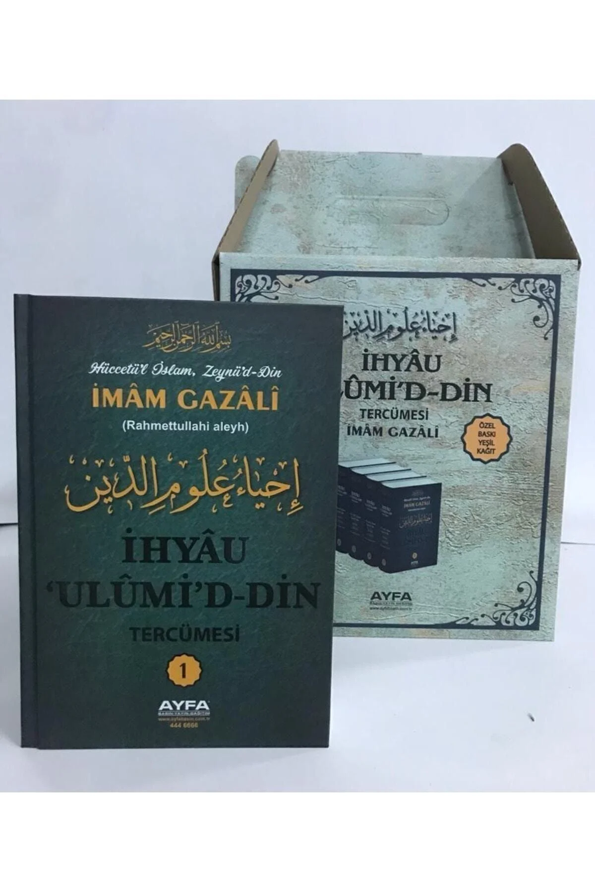 Ihya U Ulumid-din Imamı Gazali 4 Cilt 3756 Sayfa ithal Kağıt Arap