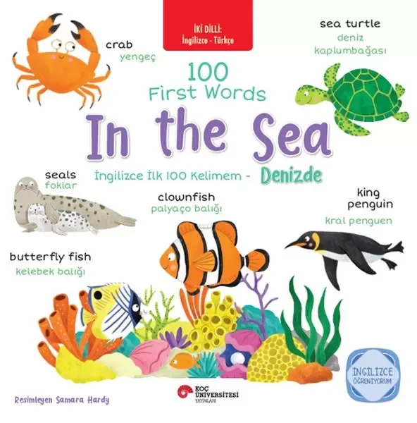 İki Dilli: İngilizce-Türkçe 100 Fırst Words- In The Sea-İngilizce