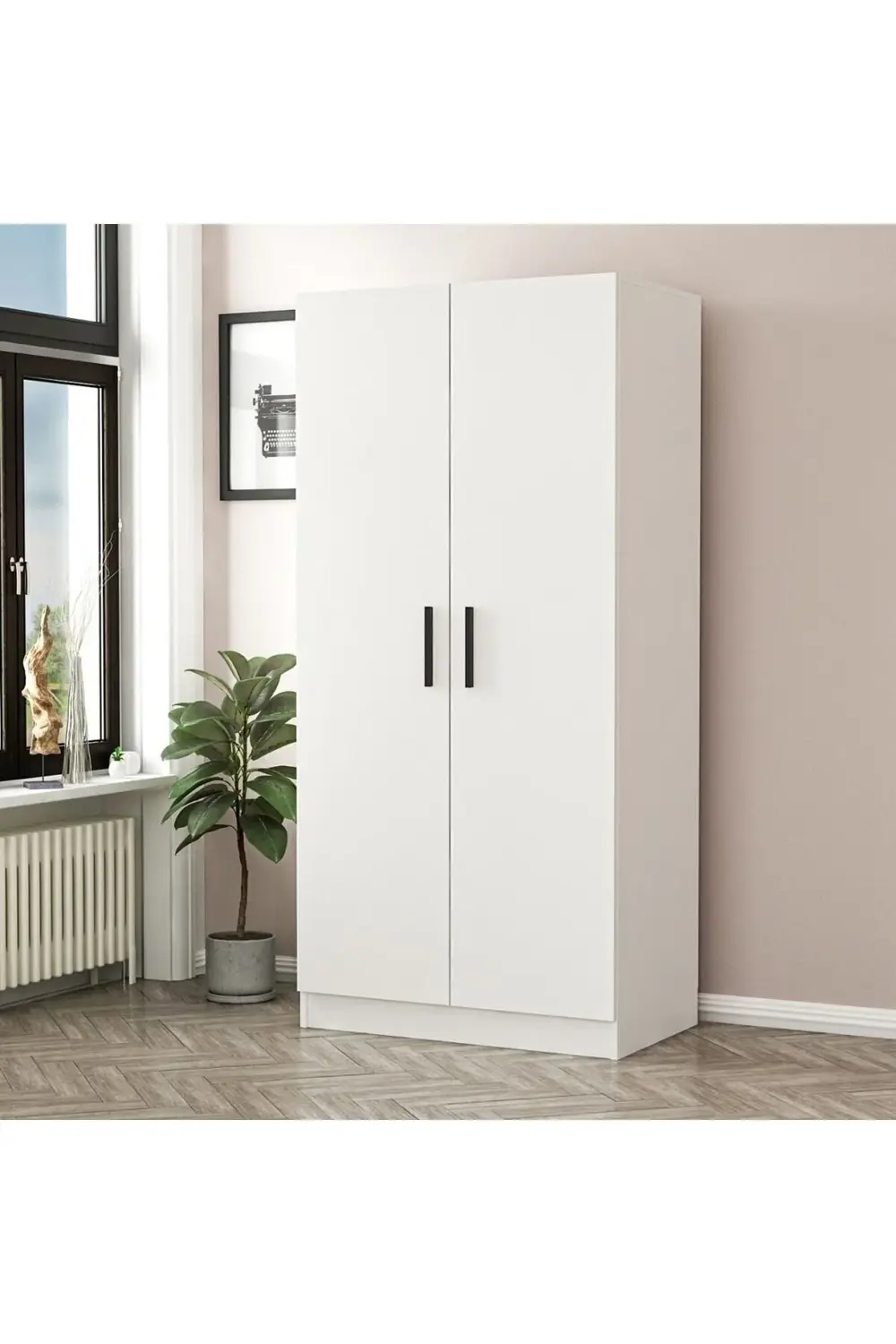 Farooq Mobilya Dekarasyon İki Elbise Dolabı