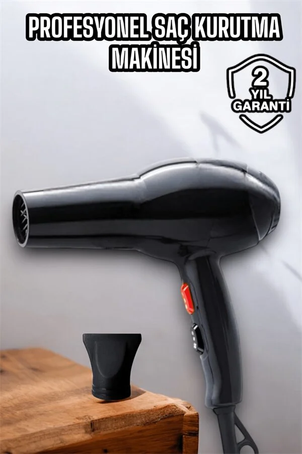 İki Kademeli Hız Ayarlı 2200W Fön Makinesi - Tüm Saç Tiplerine Uygun