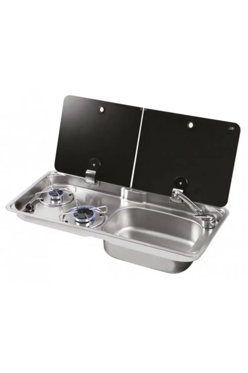 Iki Kapaklı Evyeli Gömme Çiftli Ocak Fl1765