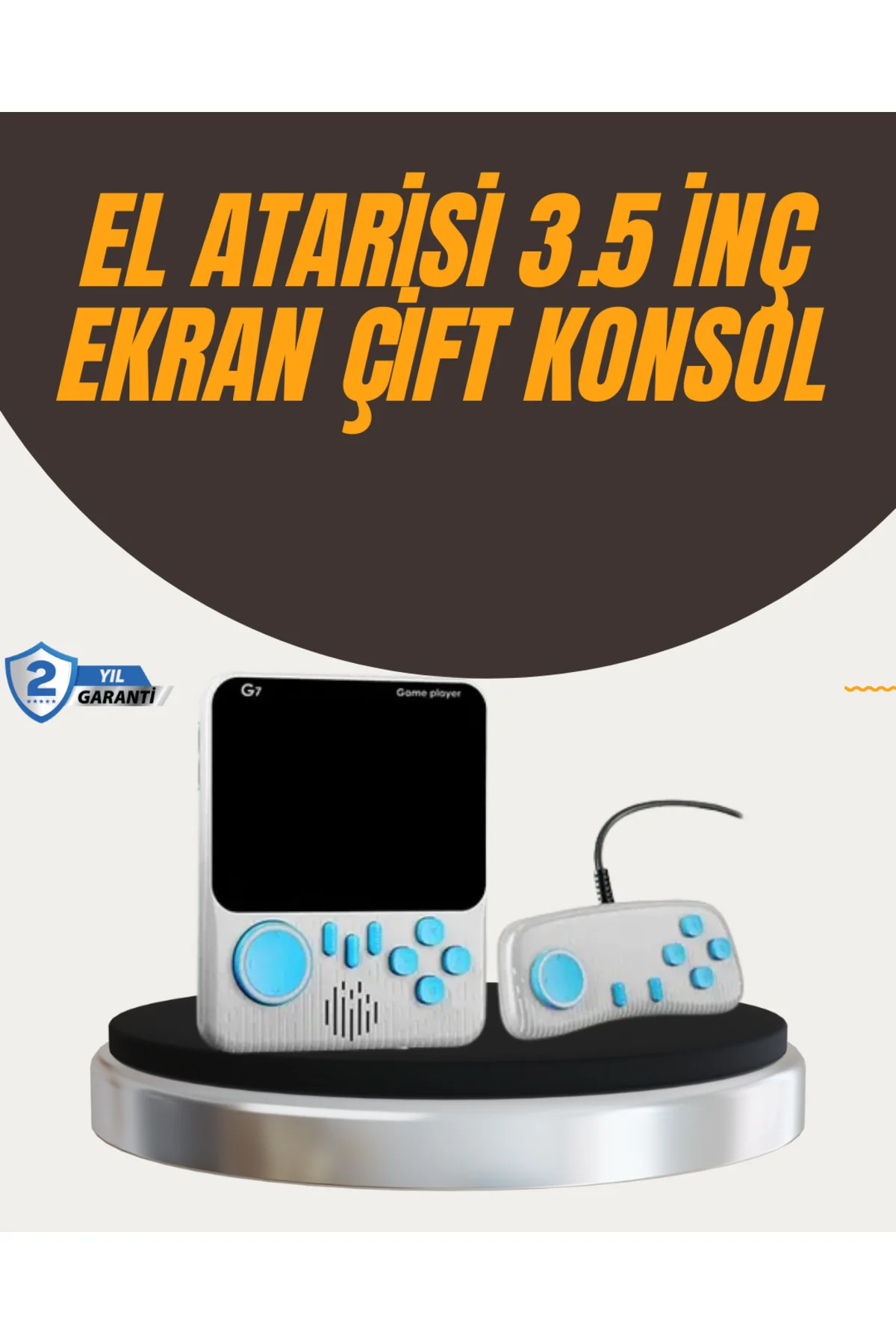 İki Kişilik Oyun Deneyimi Sunan Taşınabilir Retro Konsol