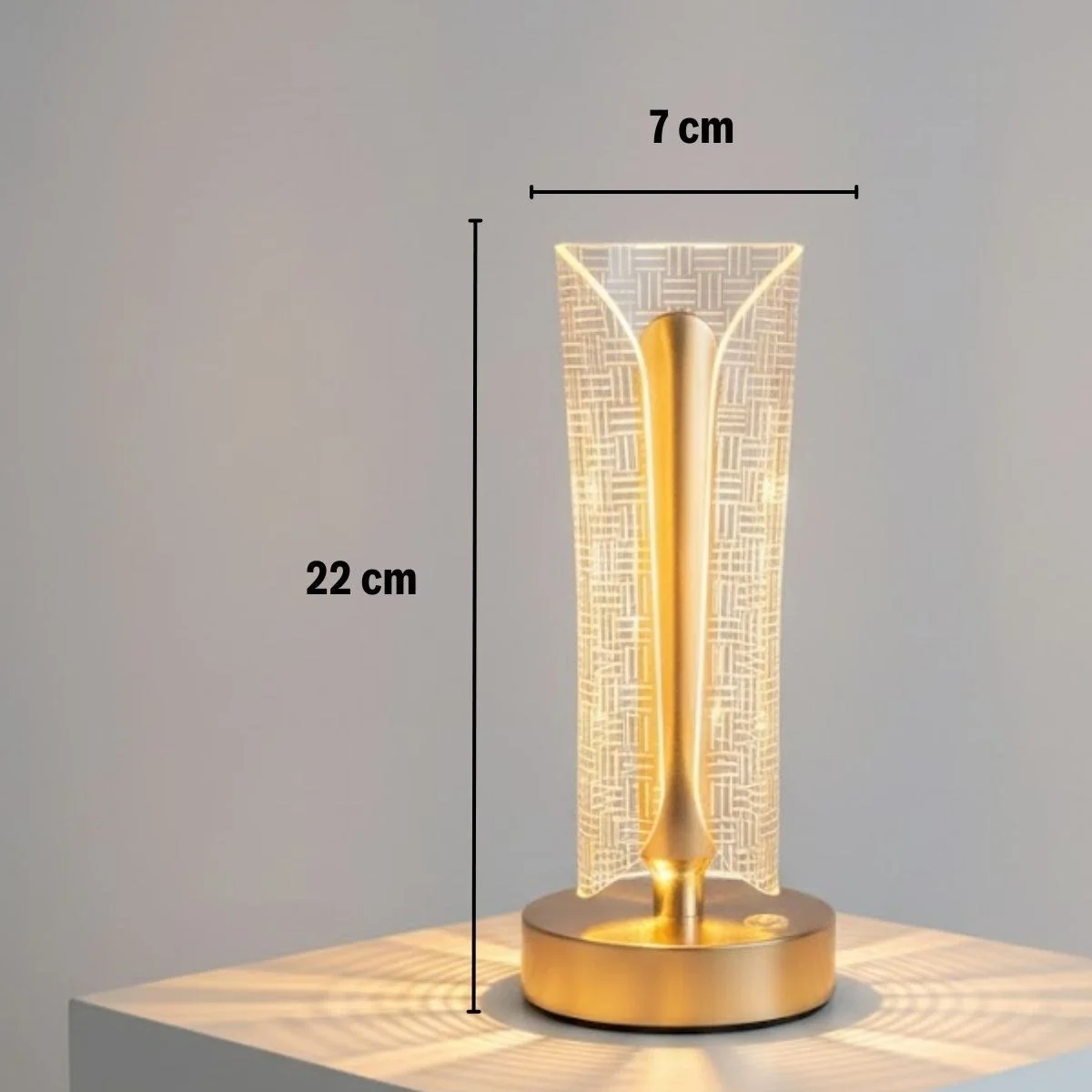 İki Yandan Kavisli Silindirik Çizgi Model kristal Led Masa Lambası – Dokunmatik, 3 Renk Işık Modlu, Şarjlı Dekoratif Gece Lambası Bx40 Fiyatı, Yorumları ve Özellikleri
