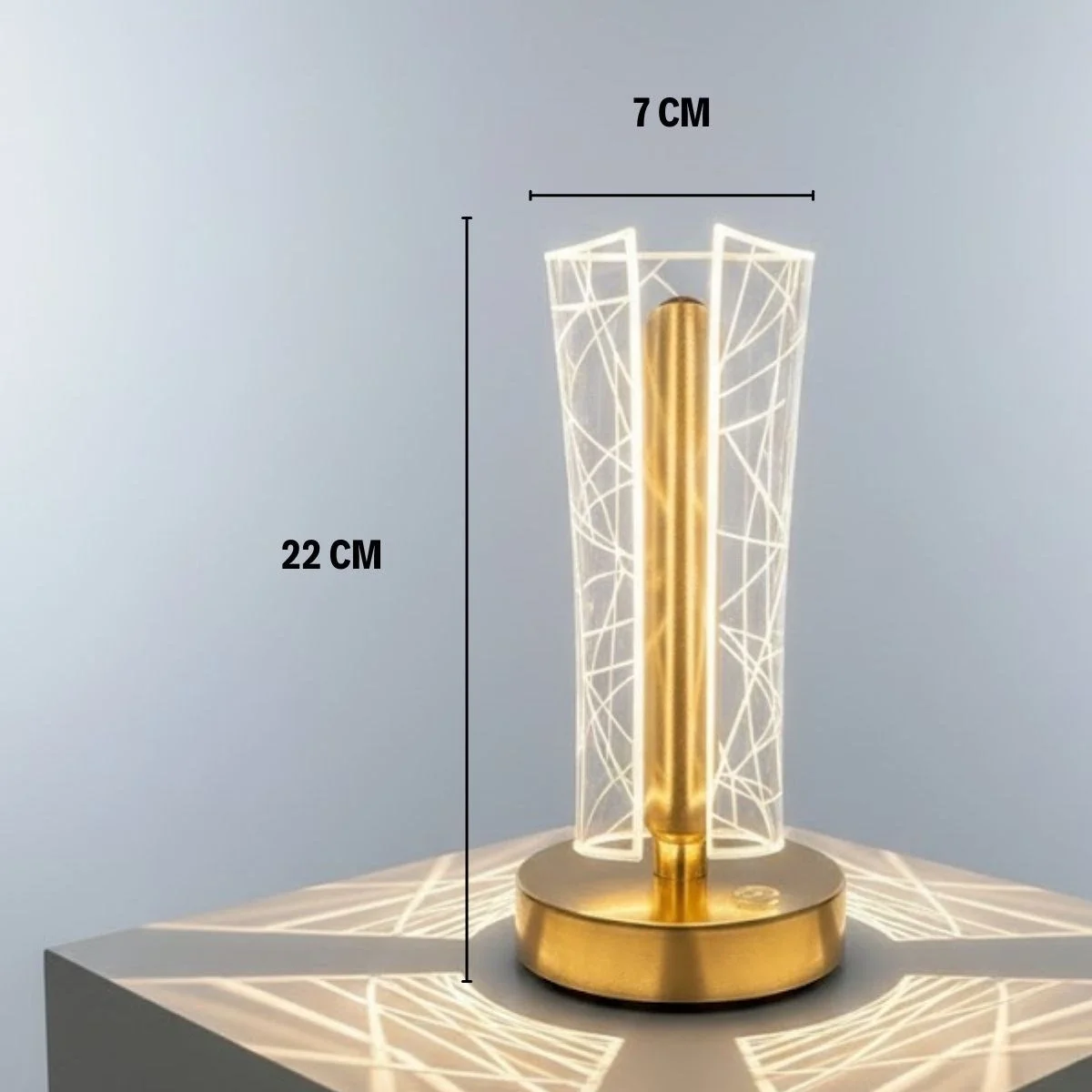 İki Yandan Kavisli Silindirik Geometrik Çizgi Model kristal Led Masa Lambası – Dokunmatik, 3 Renk Işık Modlu, Şarjlı Dekoratif Gece Lambası Bx40 İki Yandan Kavisli Silindirik Geometrik Çizgi Model kristal Led Masa Lambası – Dokunmatik, 3 Renk Işık Modlu, Şarjlı Dekoratif Gece Lambası Bx40